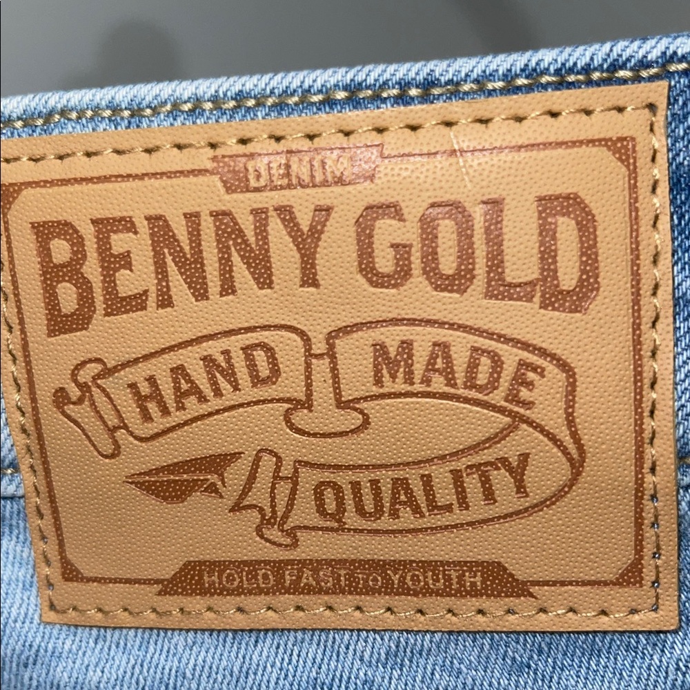 Benny Gold Men's Light Blue Relaxed Fit 5 Pocket Jeans 30 x 32 NWT - Picture 5 of 8